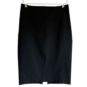 Judith & Charles black stretch pull on pencil skirt size 6 excellent condition